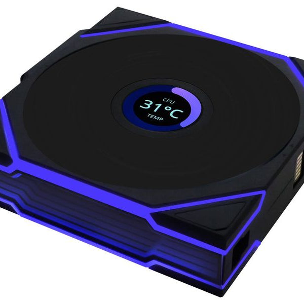 Lian Li PC-Lüfter Uni Fan TL LCD Reverse Blade Schwarz