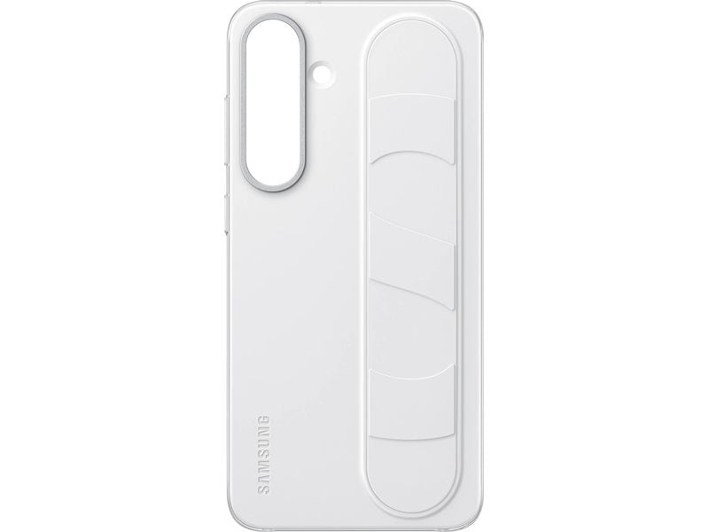 Samsung Back Cover Standing Grip Galaxy S25+ Weiss
