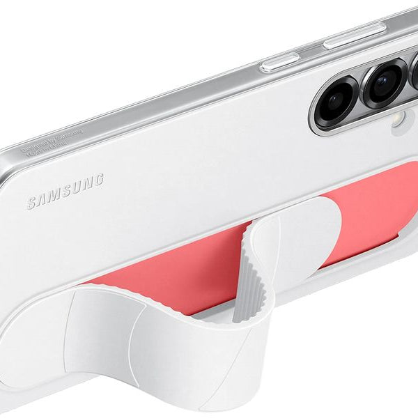 Samsung Back Cover Standing Grip Galaxy S25+ Weiss