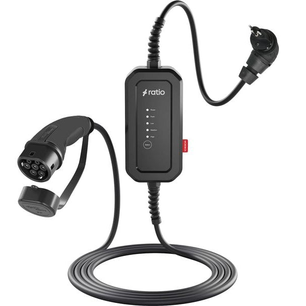 Ratio Electric Ladekabel Electric Notladekabel T13 - Typ 2