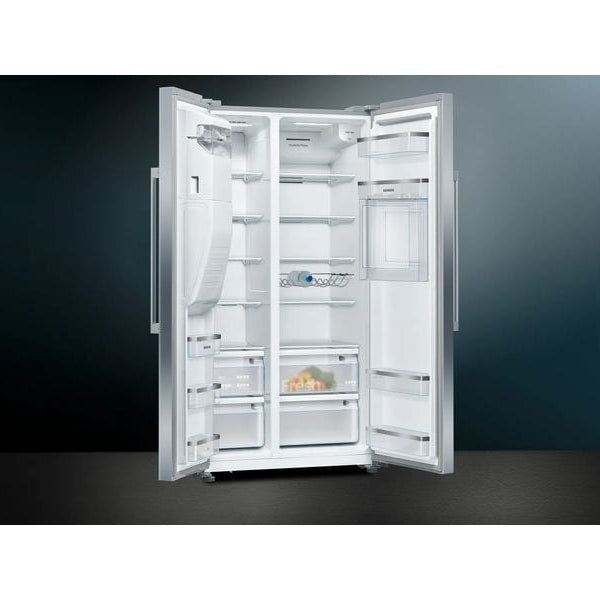 Siemens Kühl-Gefrierkombination KA93GAIDP Rechts und Links, Grau