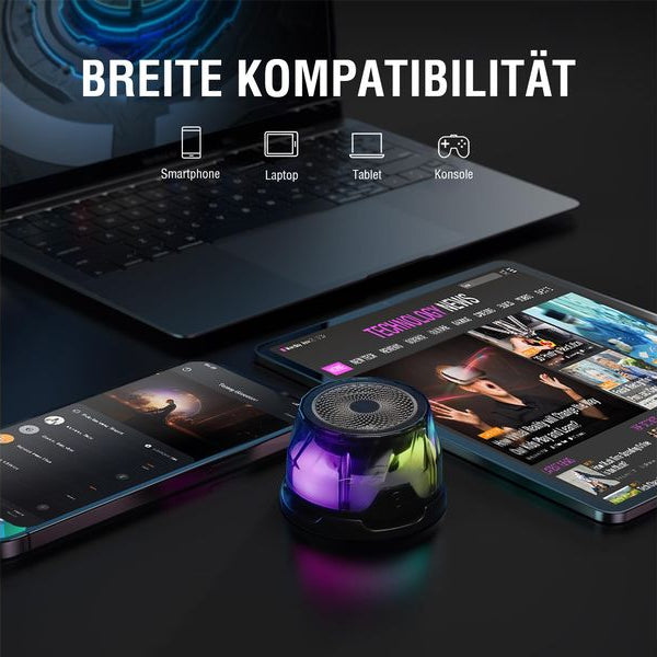 4smarts Bluetooth Lautsprecher SoundCharge MagSafe Schwarz