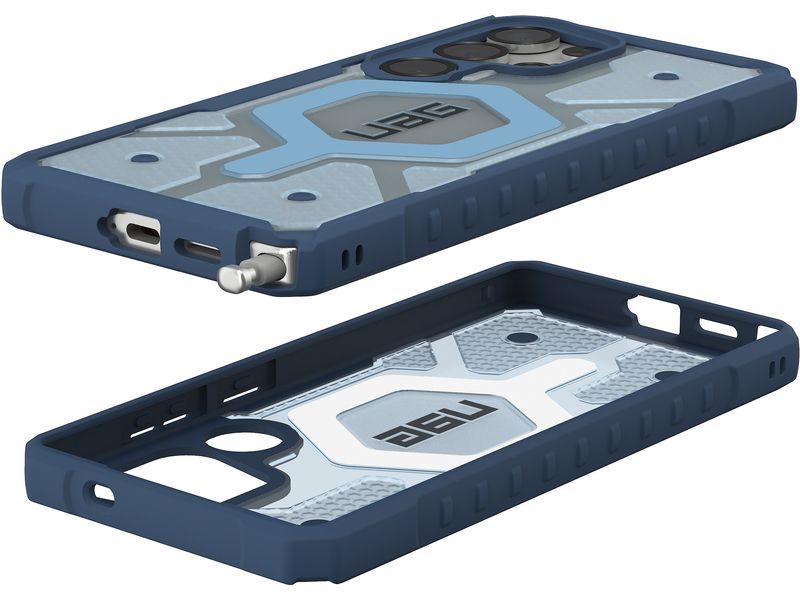 UAG Back Cover Pathfinder Clear Galaxy S25 Ultra Lanyard Blues