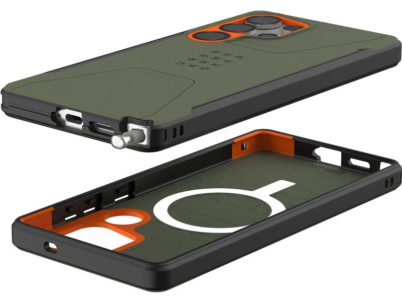UAG Back Cover Civilian Galaxy S25 Ultra Olive drab/orange