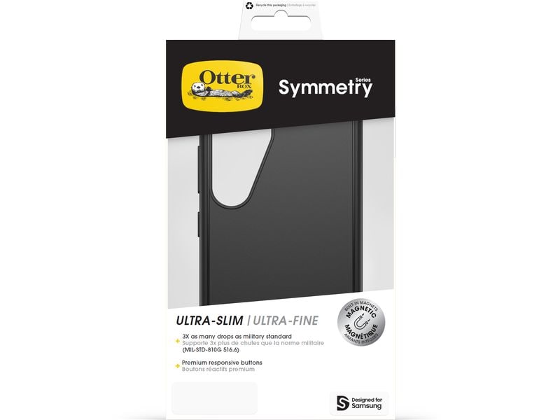 Otterbox Back Cover Symmetry Galaxy S25 Schwarz