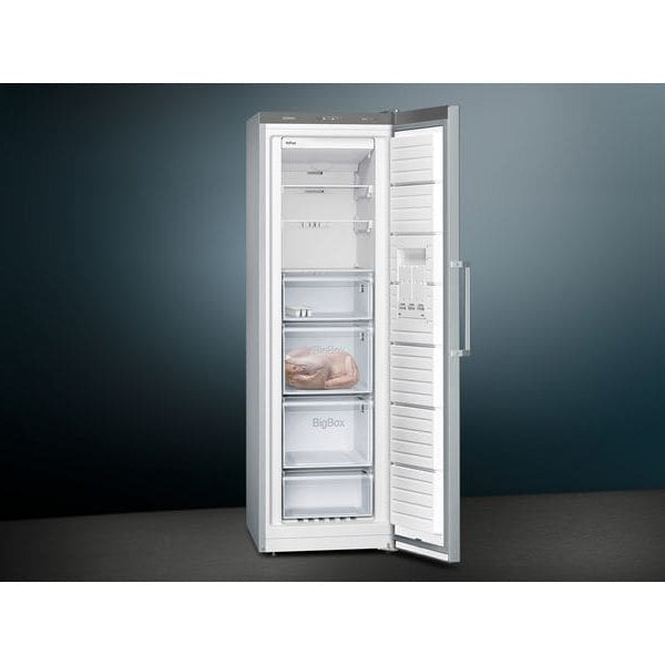 Siemens Gefrierschrank GS36NVIEP Rechts/Wechselbar, Silber