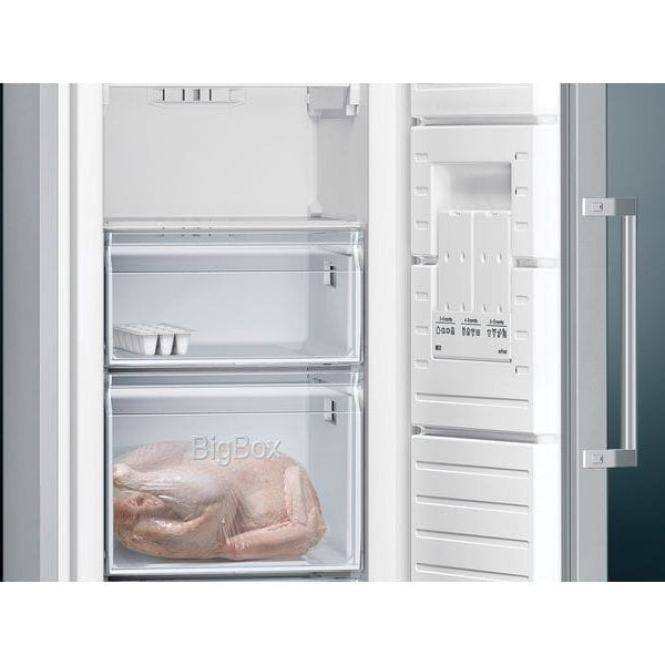 Siemens Gefrierschrank GS36NVIEP Rechts/Wechselbar, Silber