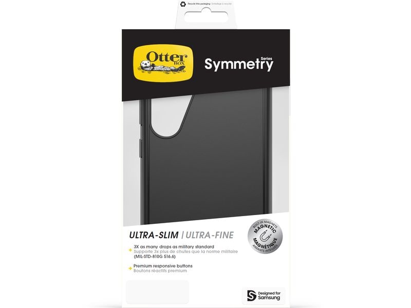Otterbox Back Cover Symmetry Galaxy S25+ Schwarz