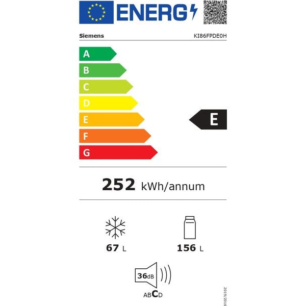 Siemens Kühl-Gefrierkombination KI86FPDE0H Rechts/Wechselbar