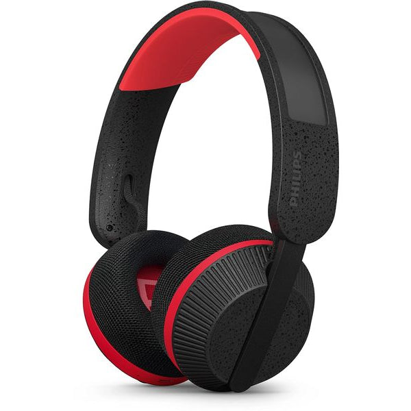 Philips Wireless On-Ear-Kopfhörer TAA6219BK/00 Rot; Schwarz