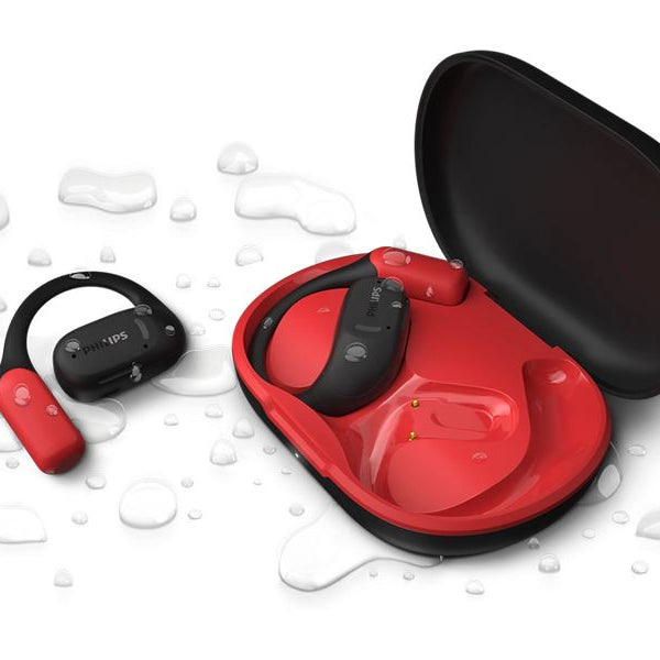Philips Wireless In-Ear-Kopfhörer TAA6709BK/00 Rot; Schwarz