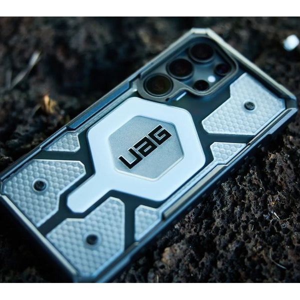 UAG Back Cover Pathfinder Clear Galaxy S25 Ultra Ice Silver