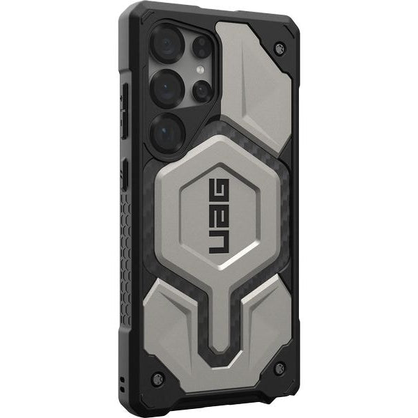 UAG Back Cover Monarch Pro Galaxy S25 Ultra Titanium
