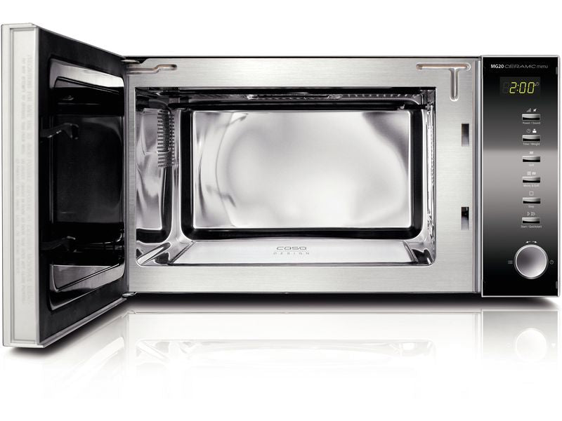 Caso Mikrowelle MG20 Ceramic Menu Schwarz