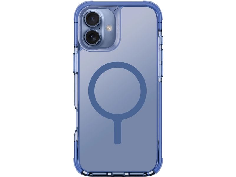 Uniq Back Cover Combat Hybrid iPhone 16 Plus Blau