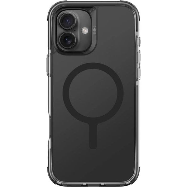 Uniq Back Cover Combat Hybrid iPhone 16 Maglick Carbon