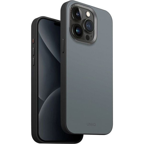 Uniq Back Cover Lyden iPhone 15 Pro Case Ivory Blau/Schwarz