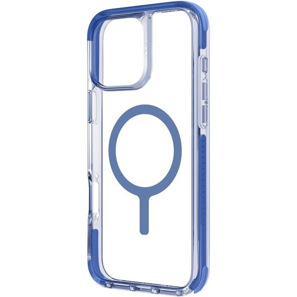 Uniq Back Cover Combat Hybrid iPhone 16 Maglick Blau