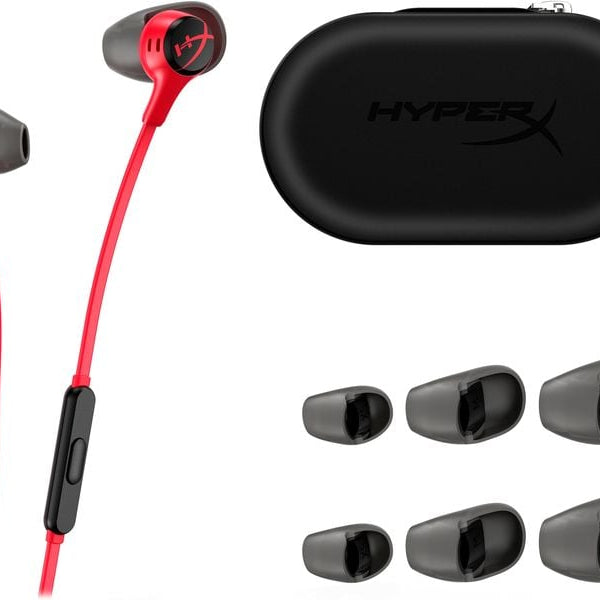 HyperX In-Ear-Kopfhörer Earbuds Rot