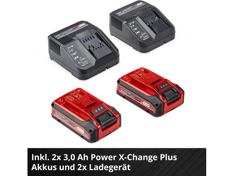 Einhell Professional Akku-Rasenmäher RASARRO 36/36 Kit, 2 x 3.0Ah Plus