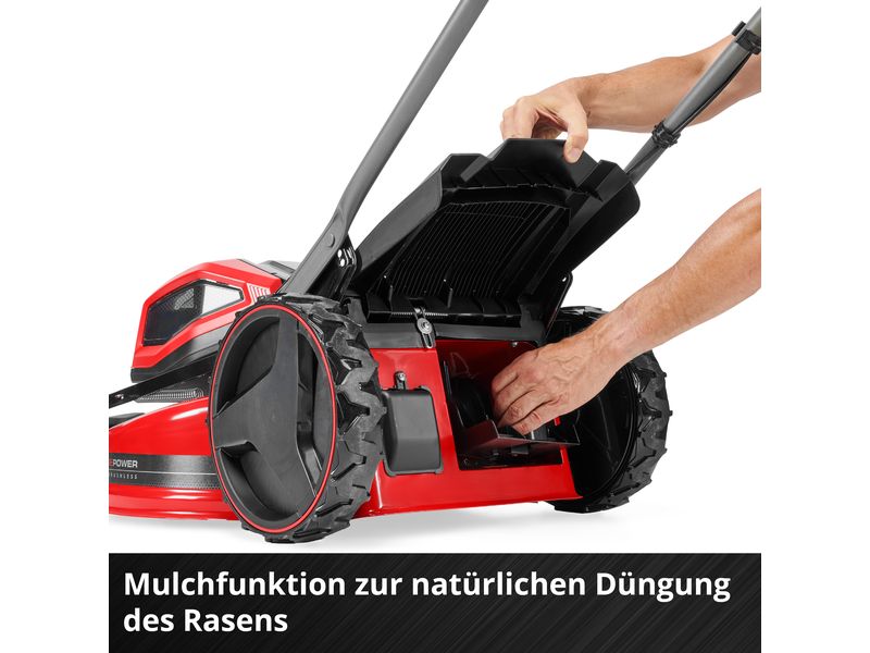 Einhell Professional Akku-Rasenmäher GP-CM 36/52 S Li BL Kit, 4 x 5.2Ah