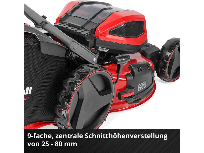 Einhell Professional Akku-Rasenmäher GP-CM 36/52 S Li BL Kit, 4 x 5.2Ah
