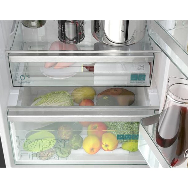 Siemens Kühl-Gefrierkombination KG39NSBBF Rechts/Wechselbar, Schwarz