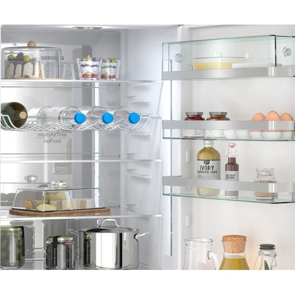 Siemens Kühl-Gefrierkombination KG39NSBBF Rechts/Wechselbar, Schwarz