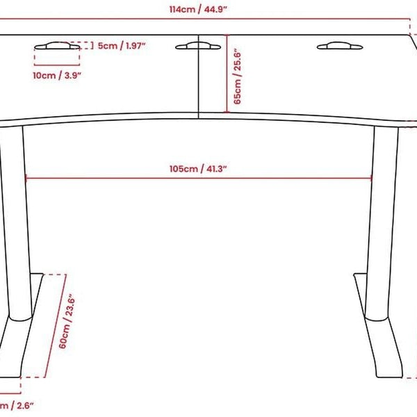 Arozzi Arena Small Gaming Table Schwarz