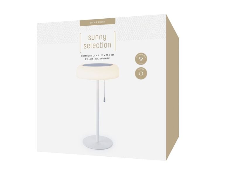STT Tischleuchte Solar Comfort Lamp White
