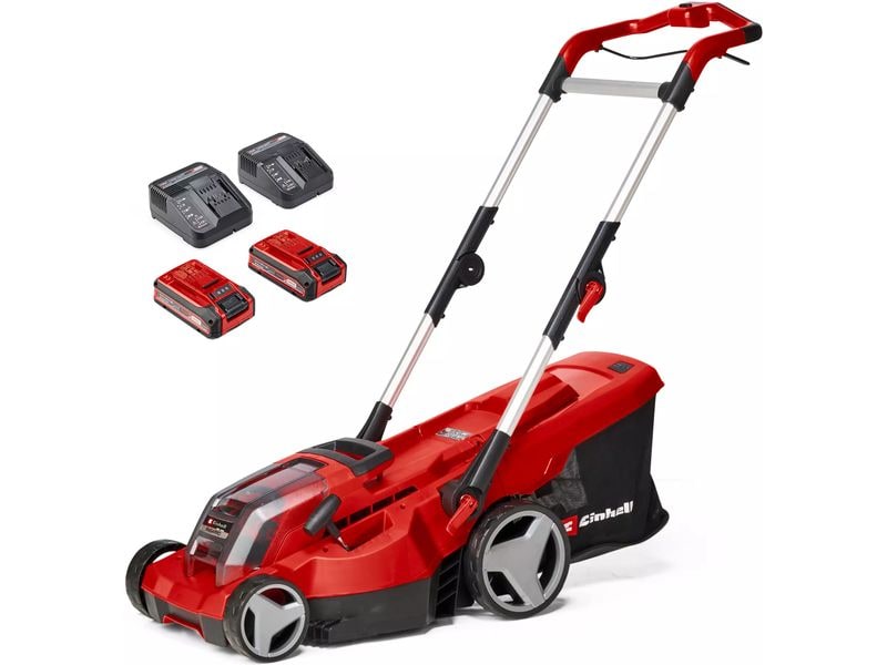 Einhell Professional Akku-Rasenmäher RASARRO 36/36 Kit, 2 x 3.0Ah Plus