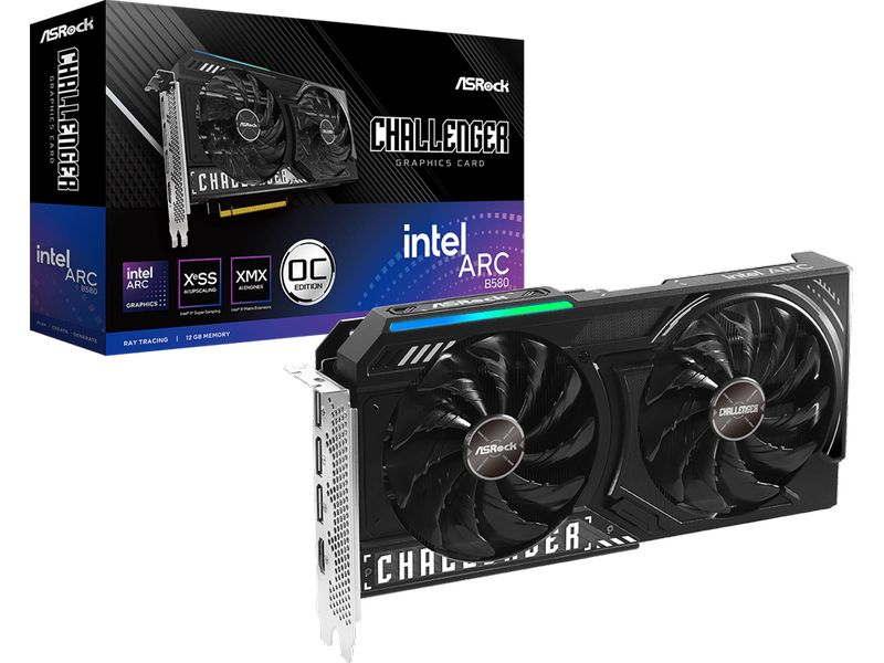 ASRock Grafikkarte Intel Arc B580 Challenger 12 GB OC