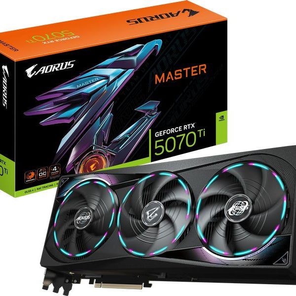 Gigabyte Grafikkarte AORUS GeForce RTX 5070 Ti MASTER 16 GB
