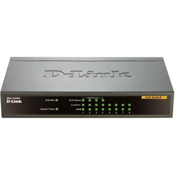 D-Link PoE Switch DES-1008PA 8 Port