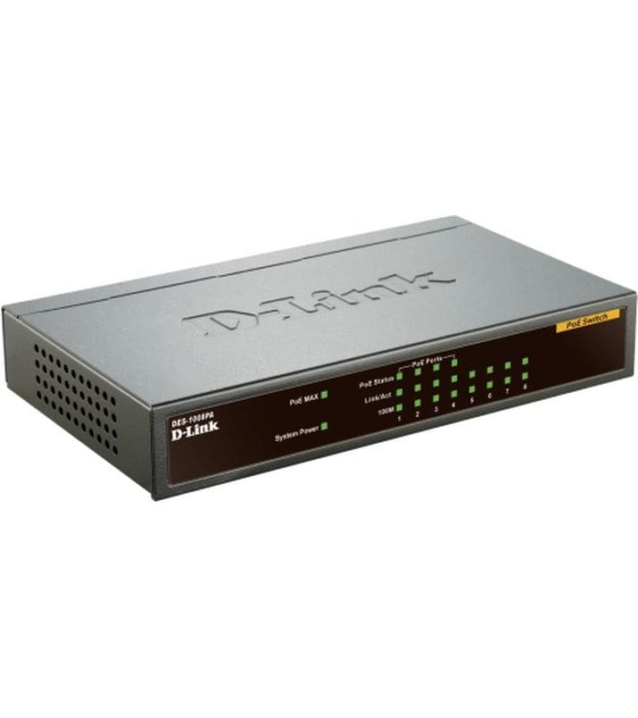 D-Link PoE Switch DES-1008PA 8 Port