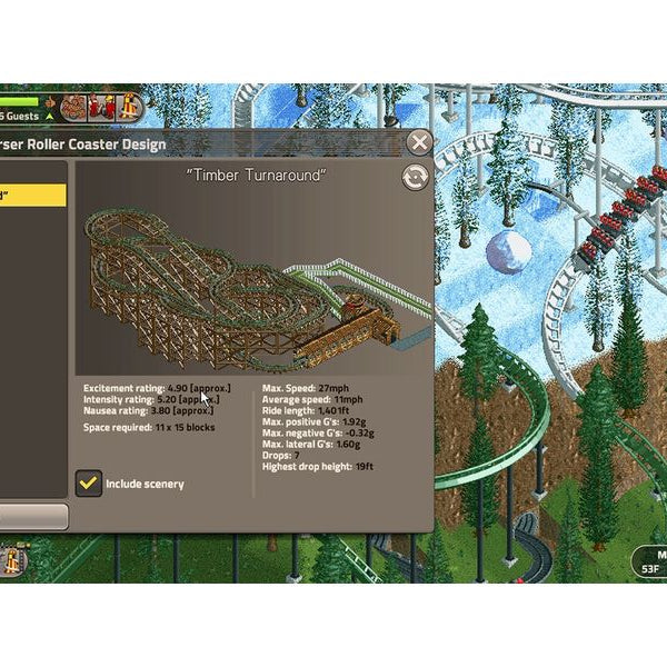 GAME RollerCoaster Tycoon Classic
