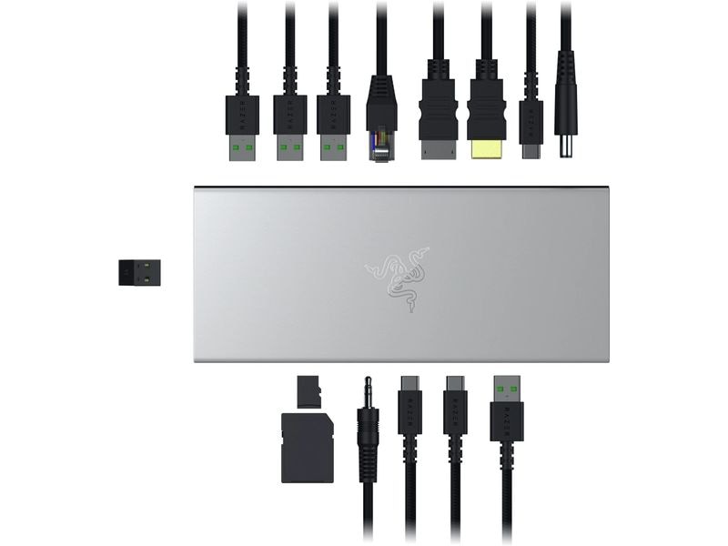 Razer USB 4 Dock – EU – Mercury Edition