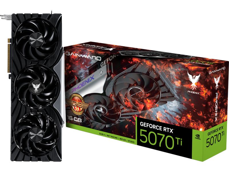 Gainward Grafikkarte GeForce RTX 5070 Ti Phoenix GS V1 16 GB