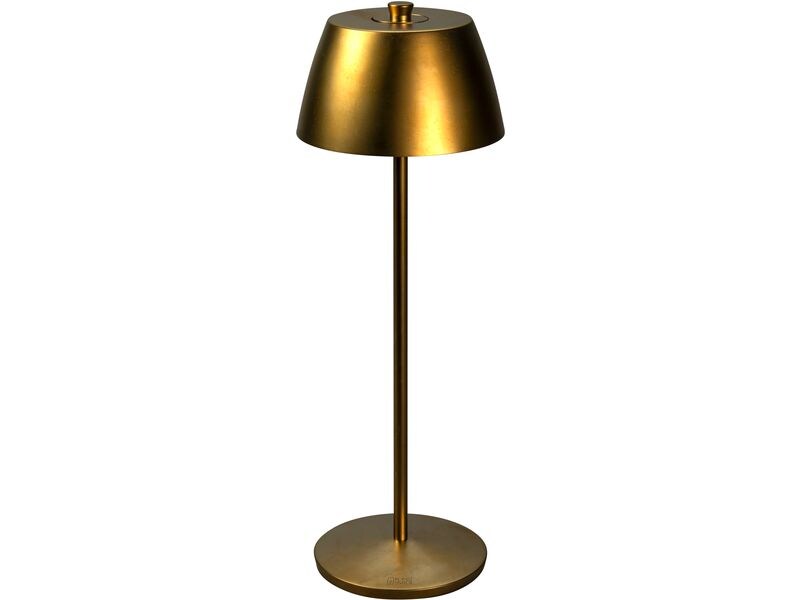 Konstsmide Akku-Tischleuchte Éze LED 2200/3000K, Dimmbar - Gold Matt