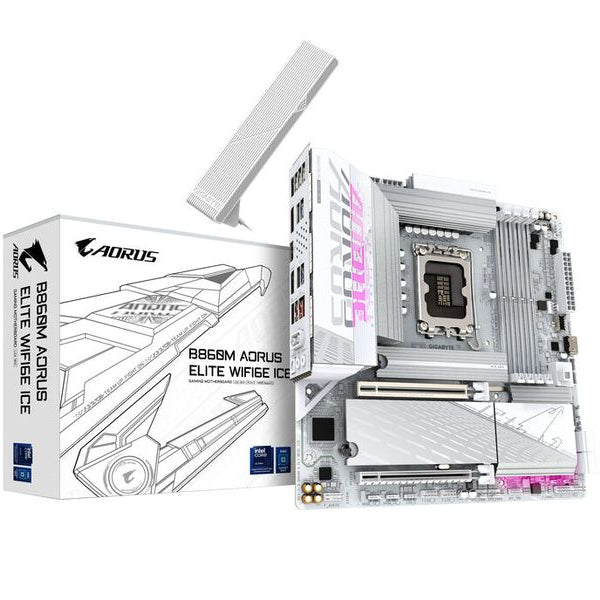 Gigabyte Mainboard B860M AORUS ELITE WF6E ICE