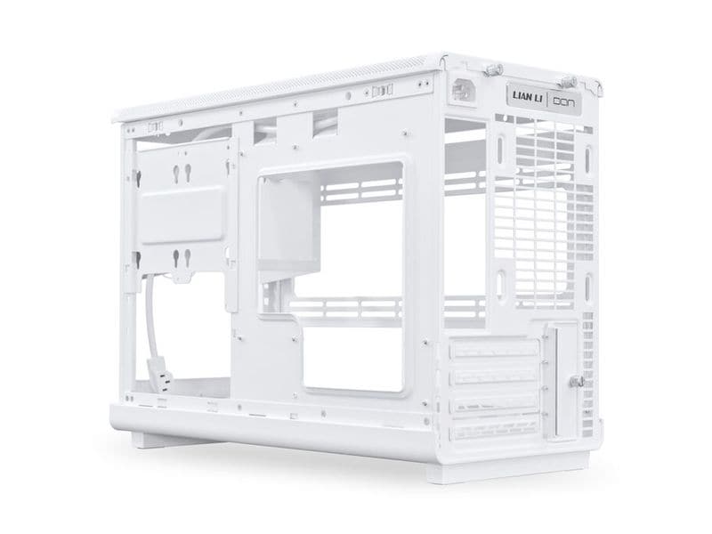Lian Li PC-Gehäuse A3-mATX Wood Edition Buche, Weiss