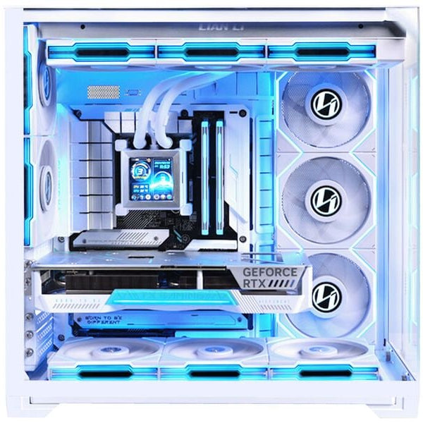 Lian Li PC-Gehäuse O11 Vision Compact, Tempered Glass – weiss