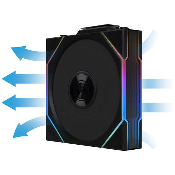 Lian Li UNI FAN TL Wireless PWM 3er-Pack – Reverse Blade Schwarz