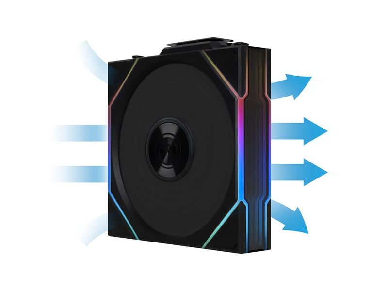 Lian Li PC-Lüfter Uni Fan TL Wireless PWM Schwarz