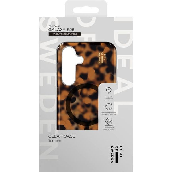 Ideal of Sweden Back Cover Clear Case MagSafe Galaxy S24/S25 Tortoise