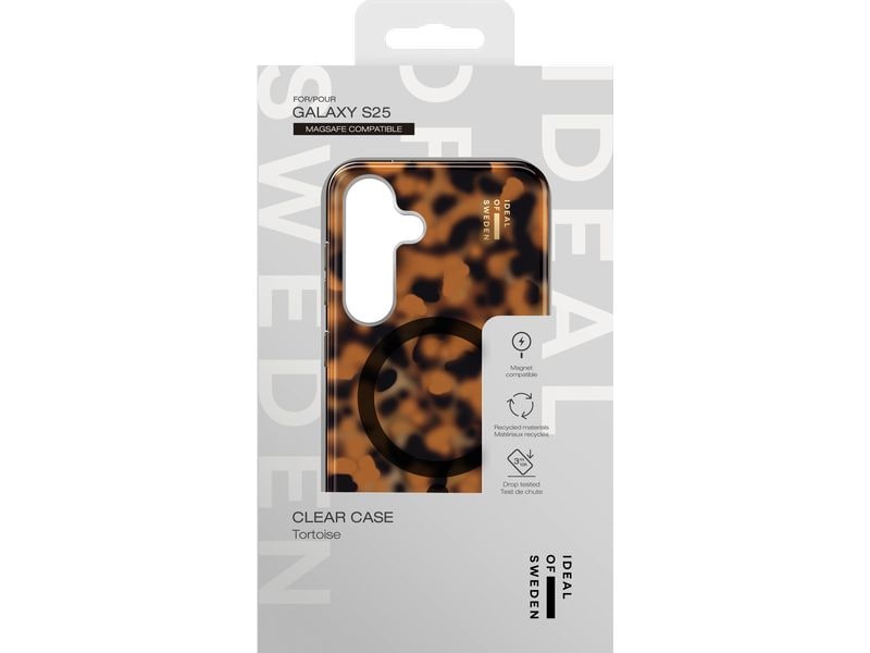 Ideal of Sweden Back Cover Clear Case MagSafe Galaxy S24/S25 Tortoise