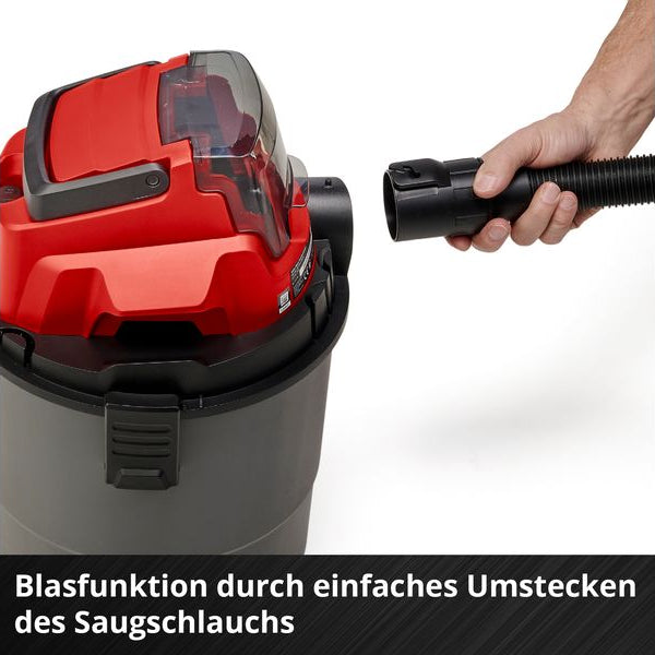 Einhell Akku-Nass-/Trockensauger TC-VC 18/15 Li-Solo