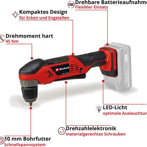 Einhell Bohrmaschine TE-AD 18 Li – Solo