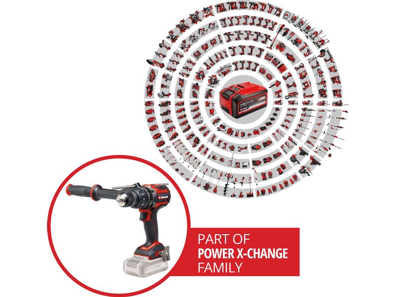 Einhell Akku-Schlagbohrschrauber TP-CD 18/120 Li-i BL – Solo