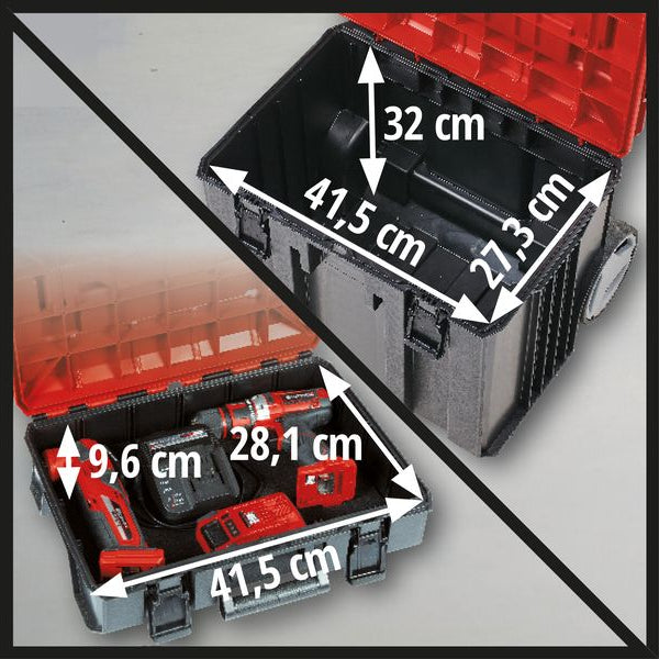 Einhell Systemkoffer E-Case Tower -teilig